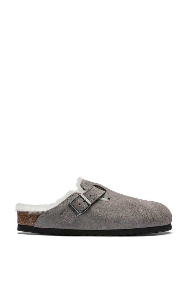 Birkenstock Boston Fur Kadın Terlik For Cheap