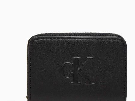 Calvin Klein Jeans Sculpted Med Zip Around Logolu Cüzdan Online Sale