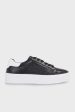 Calvin Klein Deri Platform Lace Up Sneakers Hot on Sale