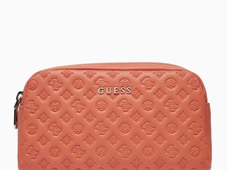 Guess Double Zip Makyaj Çantası Supply