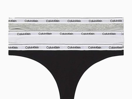 Calvin Klein Thong 3Pk Underwear Bottoms Külot Supply