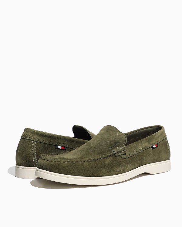 Tommy Hilfiger Casual Suede Loafers Süet Ayakkabı Supply