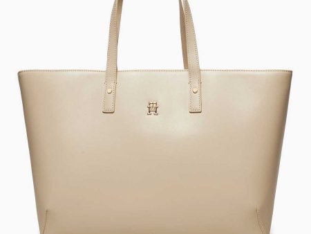 Tommy Hilfiger Chic Tote Logolu Omuz Çantası Cheap