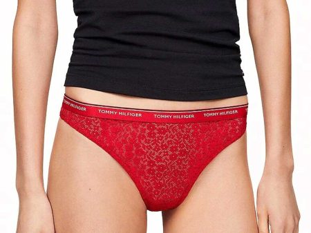 Tommy Hilfiger 3 Pack Thong Lace Külot Cheap