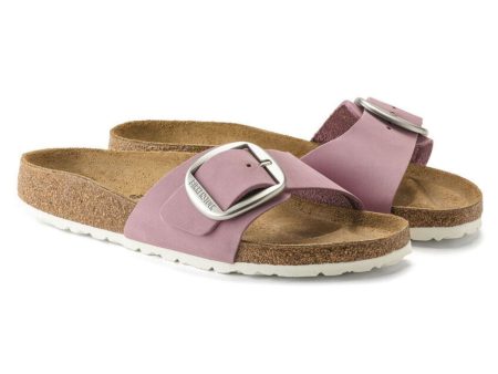 Birkenstock Kadın Madrid Big Buckle Nu Terlik For Cheap