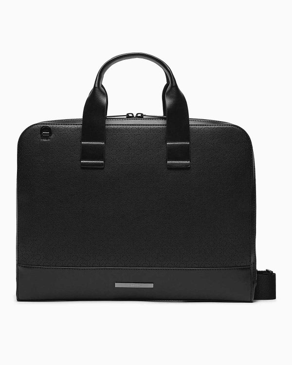 Calvin Klein Modern Bar Slim Laptop Bag Mono Online Sale