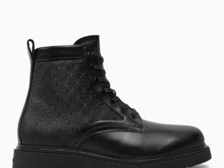 Calvin Klein Lace Up Mid Boots Online now