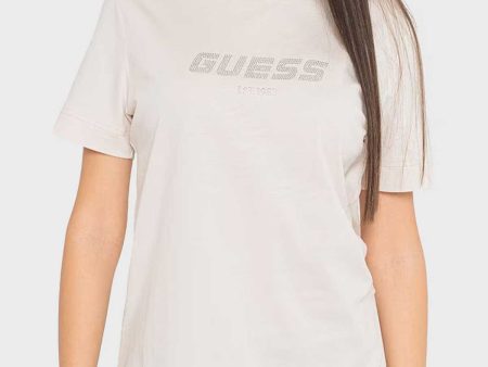 Guess Eleanora Logo Baskılı Tshirt on Sale