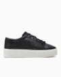 Calvin Klein Flatform Cup Lace Up Mono Sneakers Fashion