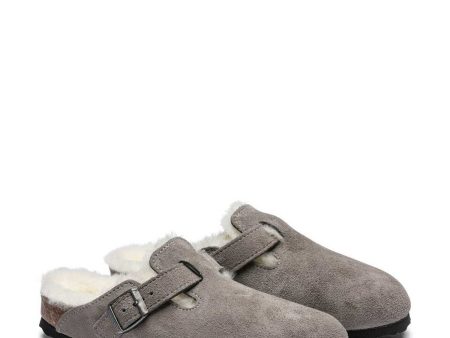 Birkenstock Boston Fur Kadın Terlik For Cheap