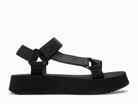 Calvin Klein Velcro Flat Sandalet Hot on Sale