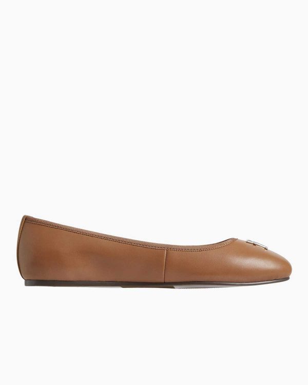 Tommy Hilfiger Leather Ballerina Casual Shoes Ayakkabı Discount