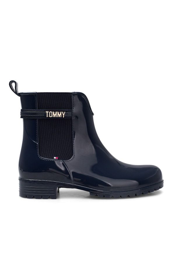 Tommy Hilfiger Block Branding Rainboot Kadın Yağmur Botu Hot on Sale