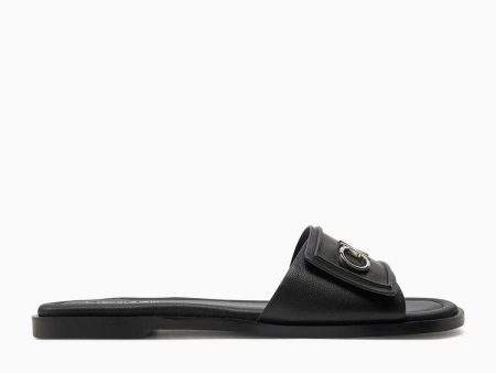 Calvin Klein Flat Slide Metal Logolu Terlik Online now