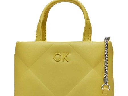 Calvin Klein Re-Lock Quilt Tote Mini Omuz Çantası Fashion